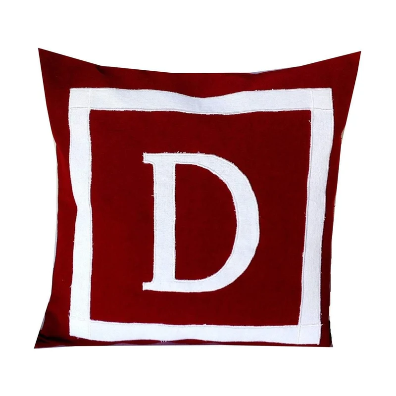 Maroon Square Pillows 14x14