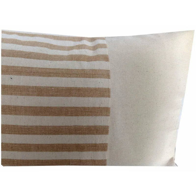 Farmhouse Pillows, Stripes Block Pillow cover 12x18