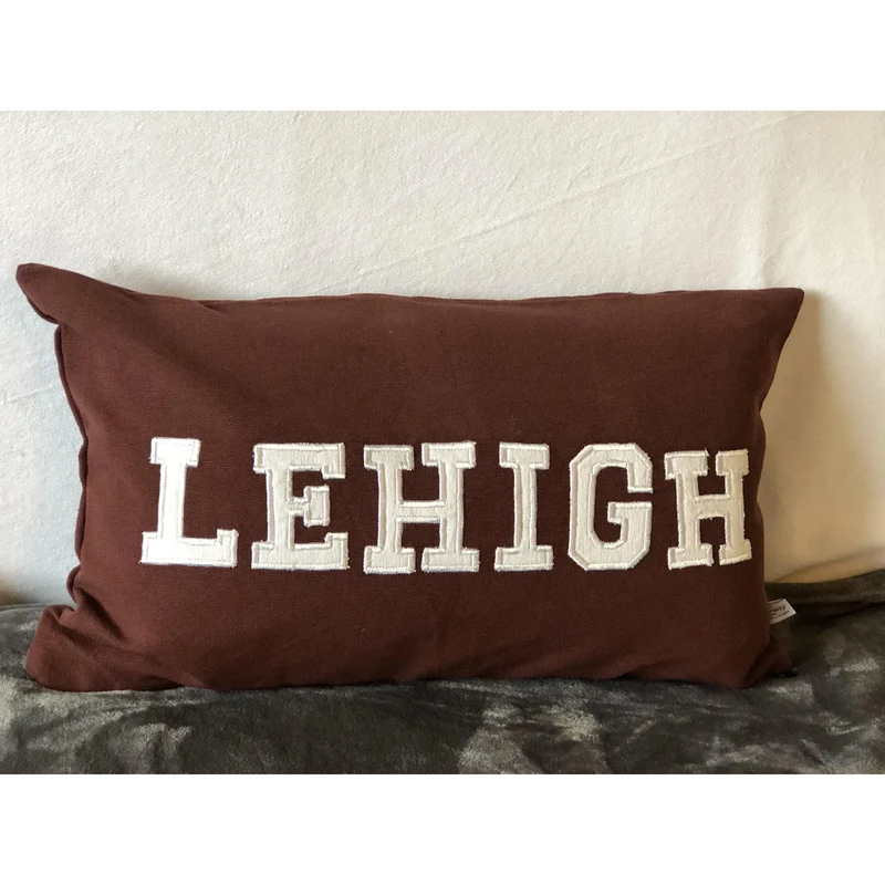 Varsity Dorm Name Throw Pillows