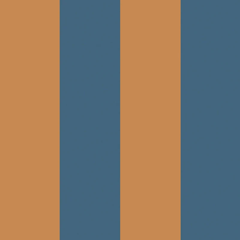 Dekornik Tapete Intense Blau with Caramelle Streifen 50 x 280