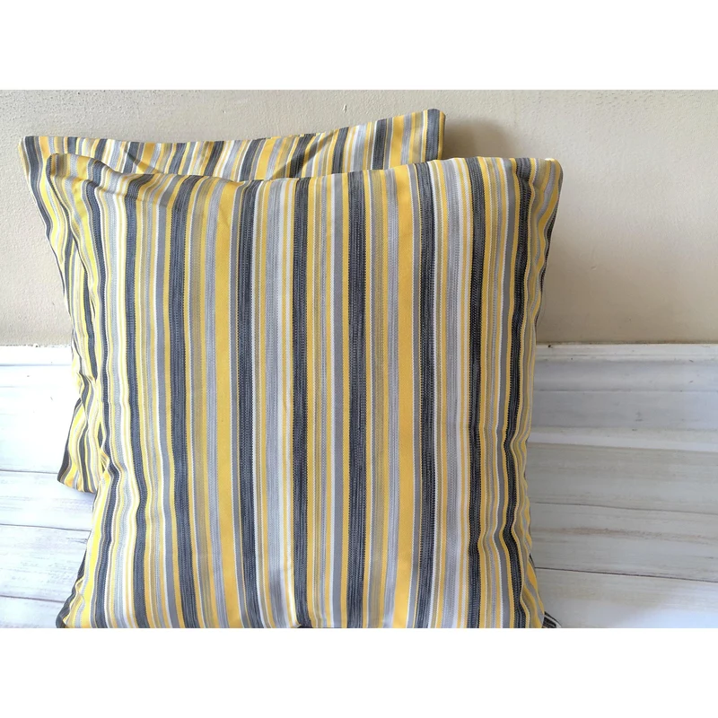 Throw Pillow Covers, Outdoor Striped Pillow Cover, Outdoor Patio Pillows
