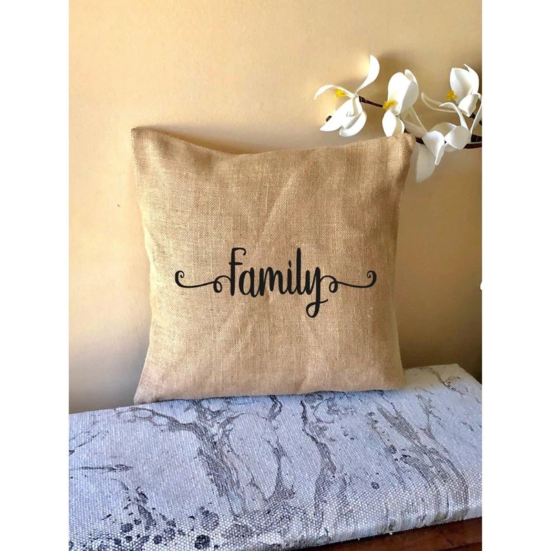 Family Home Decor, Cottage Pillows