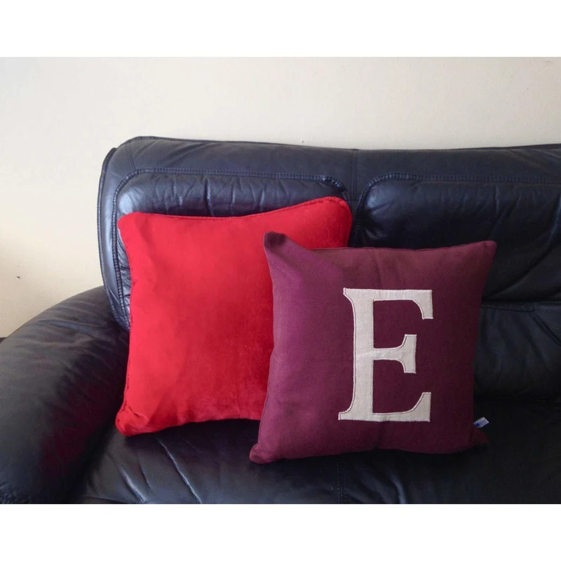 Red Velvet Pillows, Red Velvet sofa pillows, Velvet bed pillows