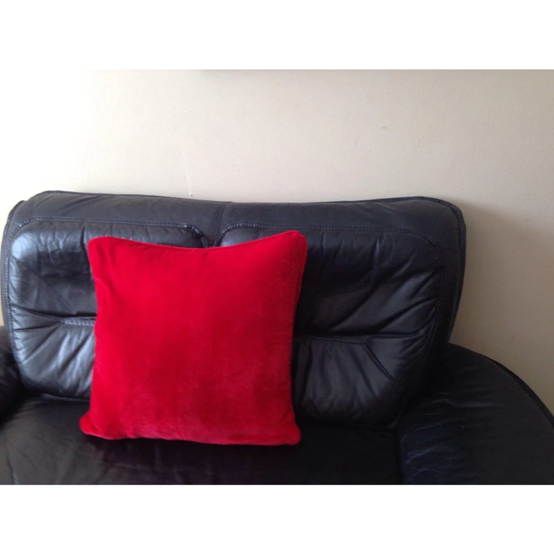 Red Velvet Pillows, Red Velvet sofa pillows, Velvet bed pillows