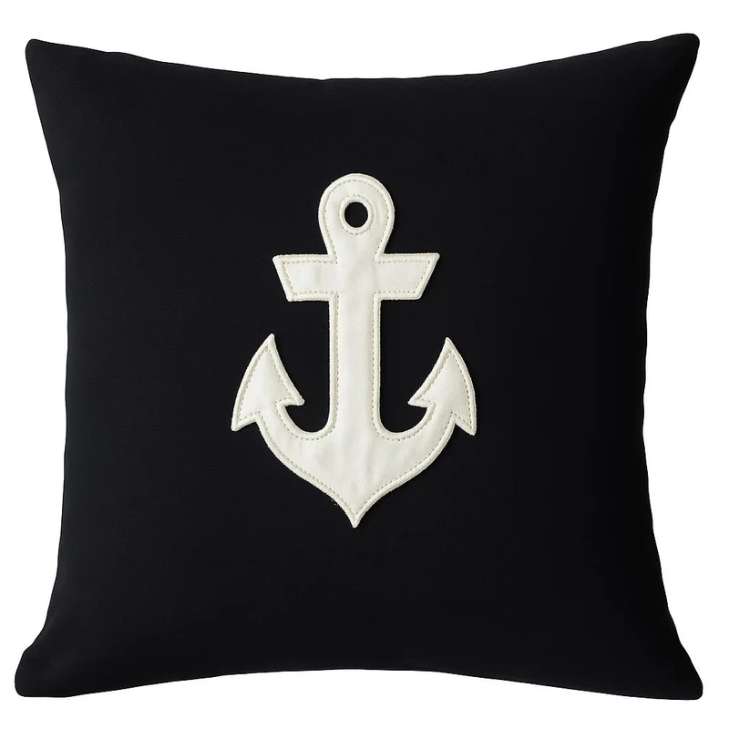 Anchor Boat Outdoor Pillows