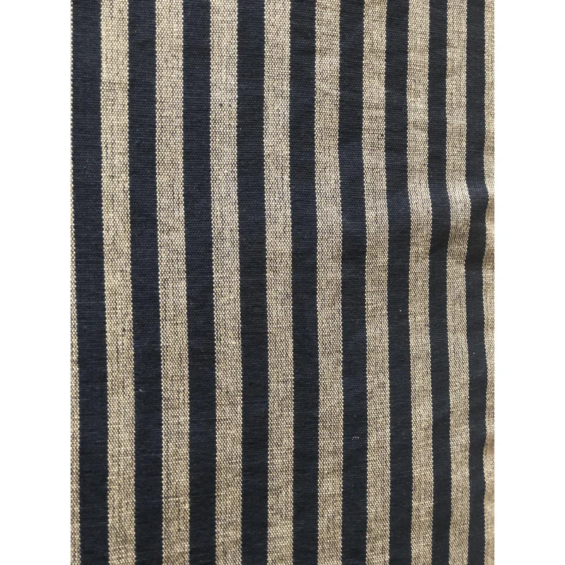 Ticking Stripe Black and Brown Pet Bed Cover