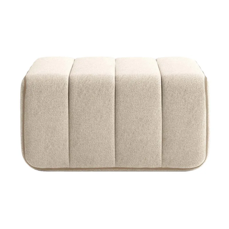 Module en tissu Jet beige 68x68x34cm Curt - Ambivalenz