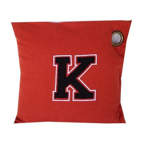 Rust Graduation Square Throw Pillows