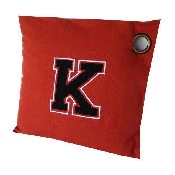 Rust Graduation Square Throw Pillows