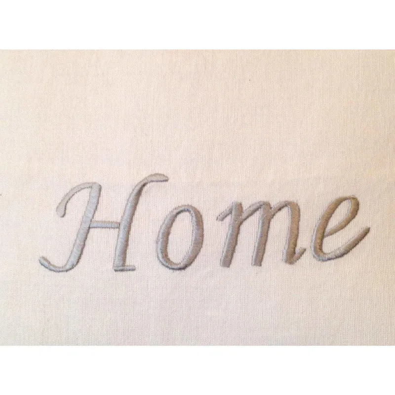 Accent Home Embroidered Word Pillows
