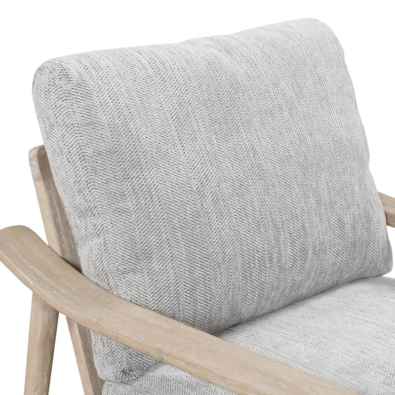 Mid Century Modern Arm Chair with Solid Wood Frame