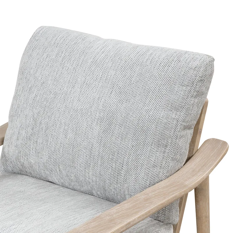 Mid Century Modern Arm Chair with Solid Wood Frame