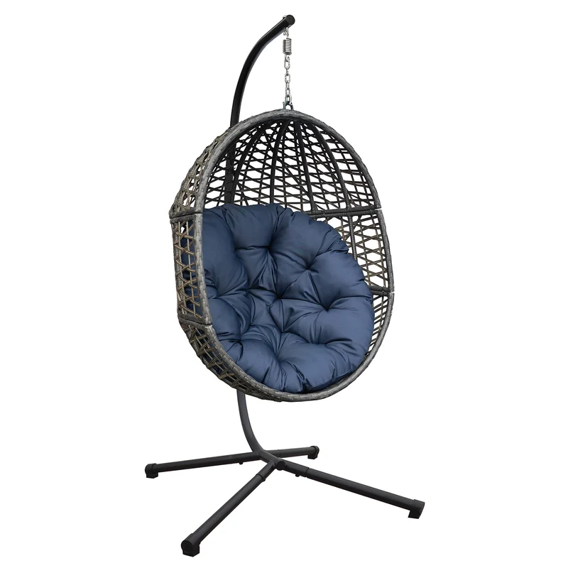 Wicker Hanging Swing Chair; Rattan Hanging Egg Chair