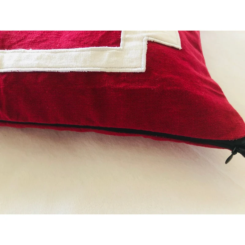 Monogrammed Square Throw Pillows, Unique Sofa Pillows