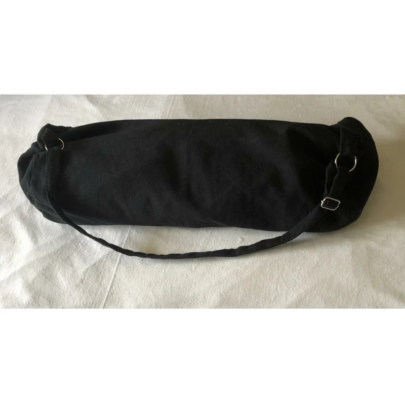 Yoga Mat Black Bag, Cotton Yoga Bag, Zipper Cotton Yoga bags