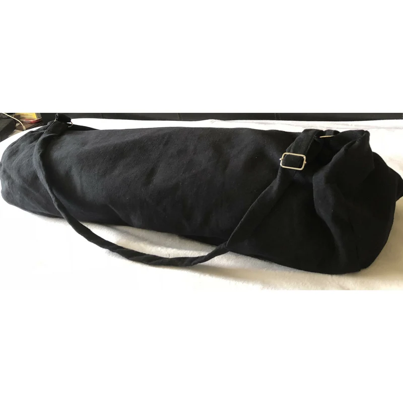 Yoga Mat Black Bag, Cotton Yoga Bag, Zipper Cotton Yoga bags