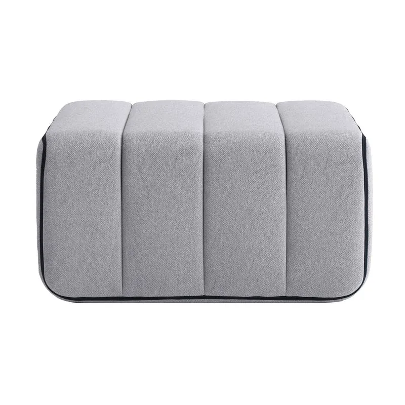 Module en tissu Jet gris 68x68x34cm Curt - Ambivalenz