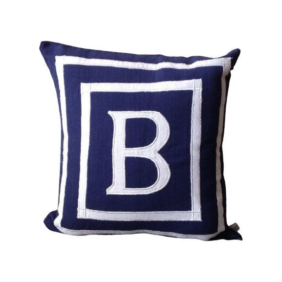 Appliqued Letter Pillows, Letter Sofa Decorative Throw Pillow