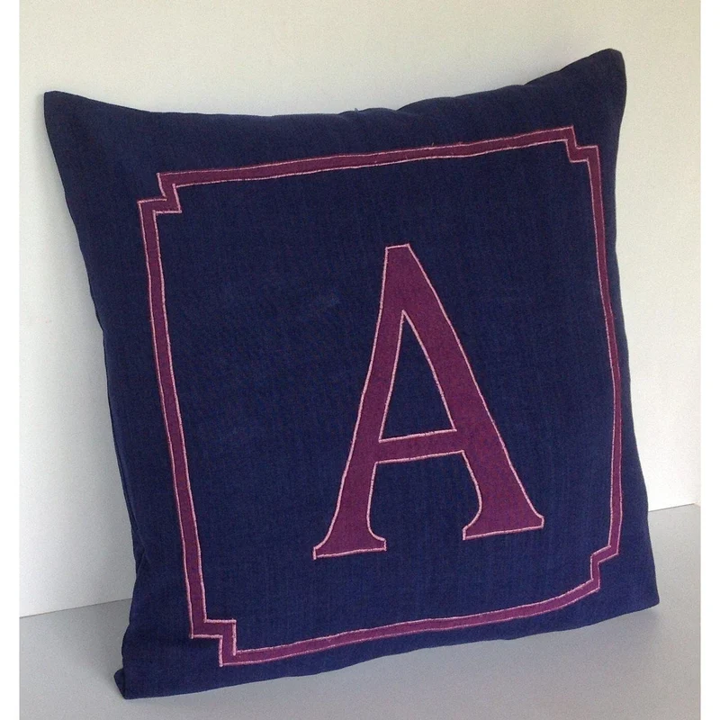 Navy Blue Euro shams, Bedroom Decor
