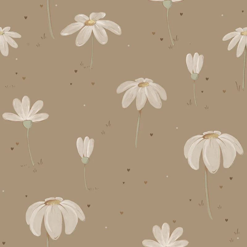 Dekornik Tapete Fairytale Beige Meadow Streifen 50 x 280
