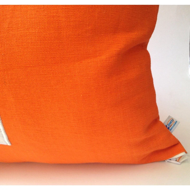 Orange pillows, Orange Letter Pillow