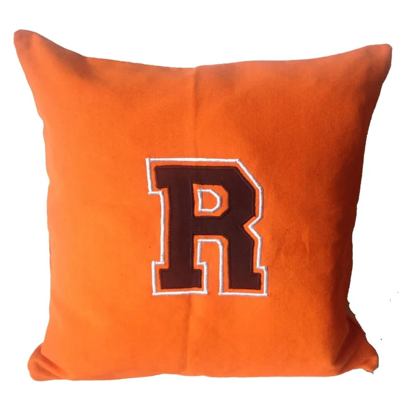 Personalized Orange Pillows for Teens