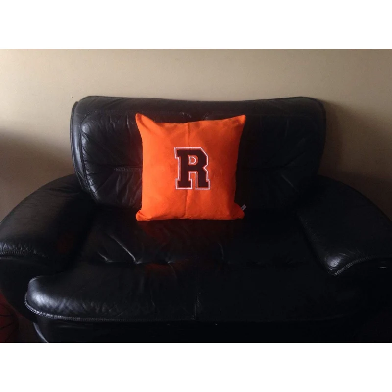 Personalized Orange Pillows for Teens