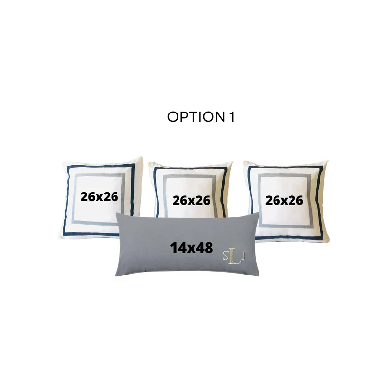 Euro Shams Bedroom Pillow Bundle