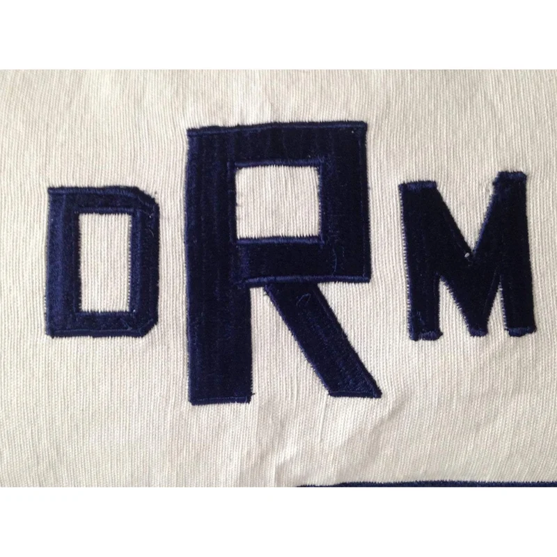 Monogram 12x16 White Decorative Pillow Cover