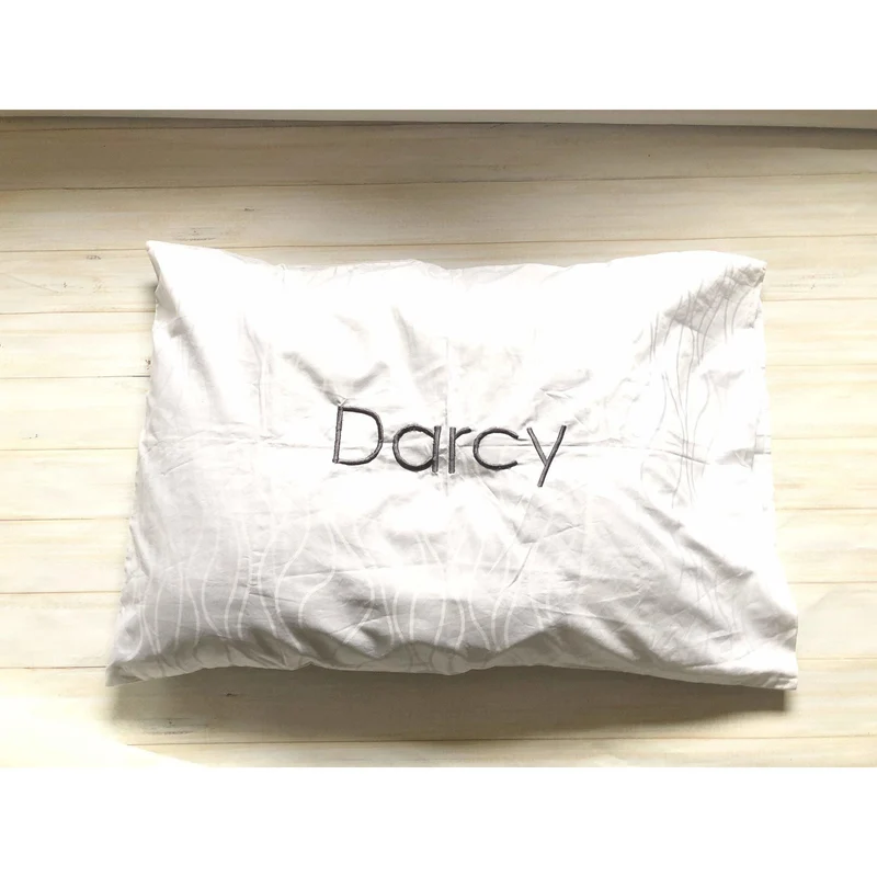 Personalized Name Bed Pillow Cases, 20x30 Pillow Covers