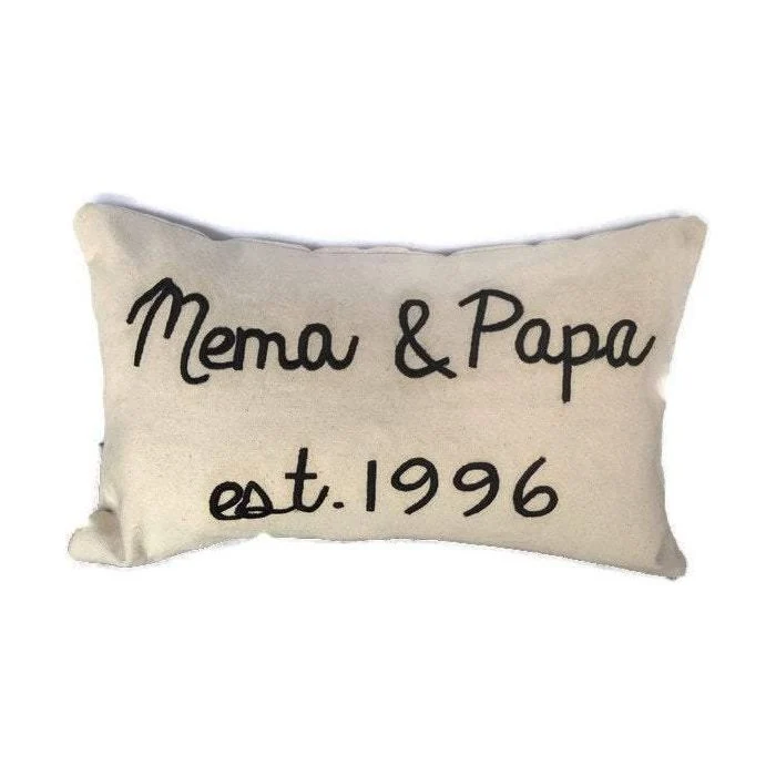 Shop Name Pillow, Office Decor, Business Decor