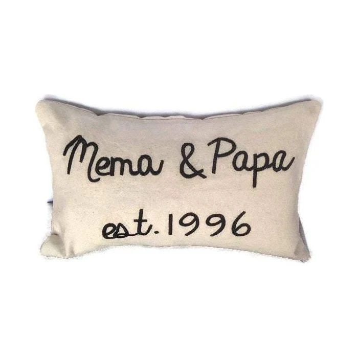 Shop Name Pillow, Office Decor, Business Decor