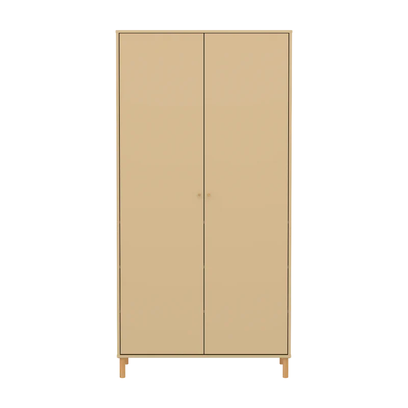Flexa Saga Kleiderschrank, 2 Türen Sand/Eiche