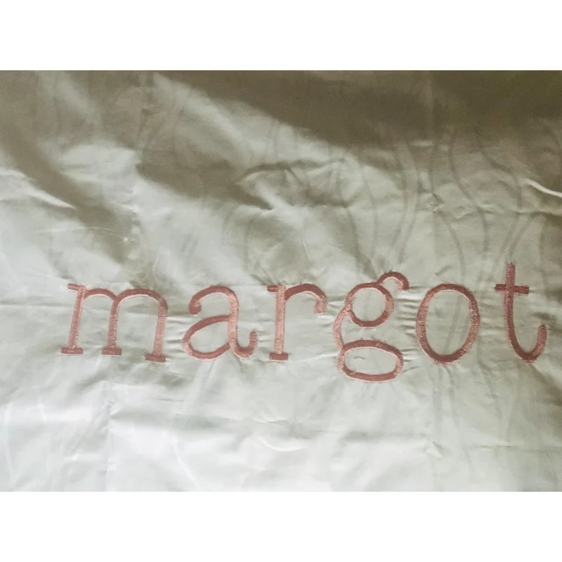 Monogram Cotton Pillow Cases, Personalized pillowcases