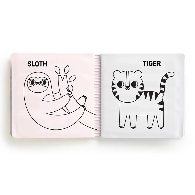 COLOUR MAGIC BATH BOOK SET OF 4 MINI BOOKS - ANIMALS OF THE WORLD