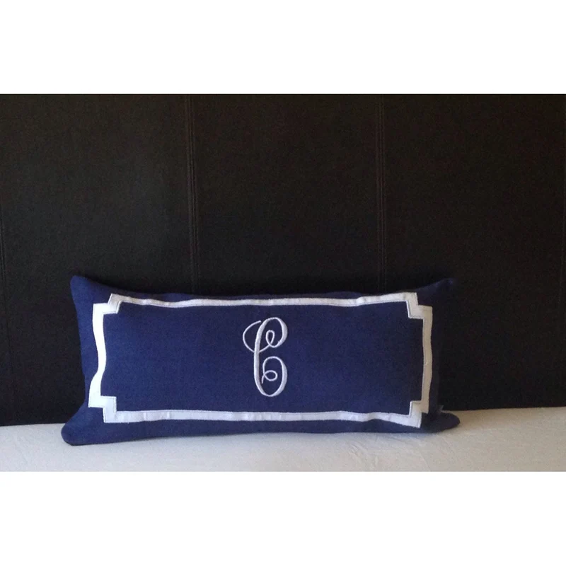 Monogrammed Long Body Pillow Cover, Body Pillow Case "20x54"