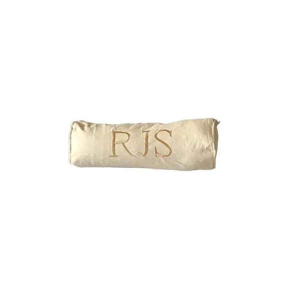 Decorative Bolster Pillow covers, Ivory Personalized Throw Pillows