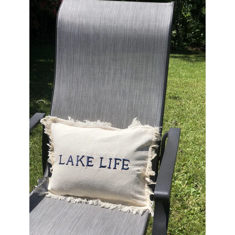 Lumbar Throw Pillow Cover, Ivory Couch Throw Pillows