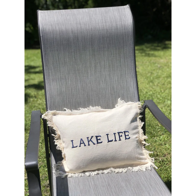 Lumbar Throw Pillow Cover, Ivory Couch Throw Pillows