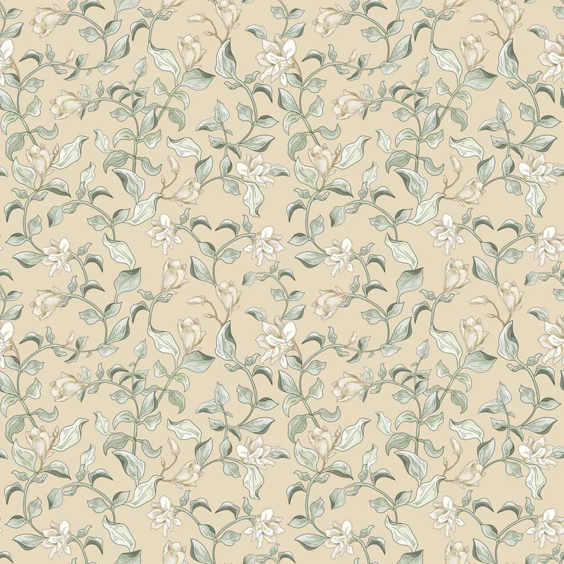 Dekornik Tapete Dreamy lillies bush Wallpapers Streifen 50 x 280