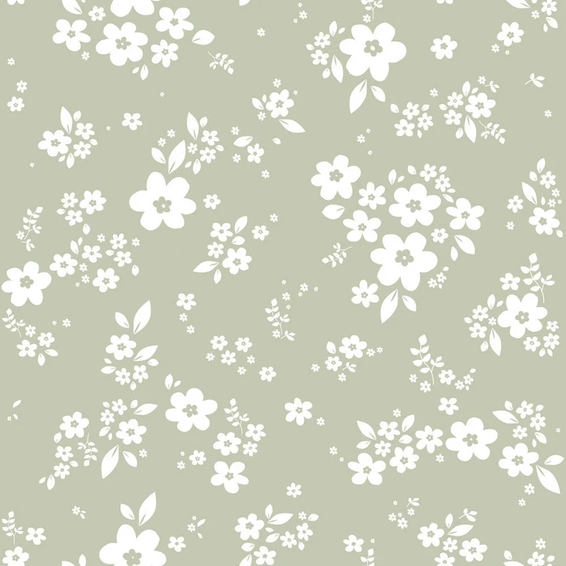 Dekornik Tapete Lace Meadow Grün Streifen 50 x 280