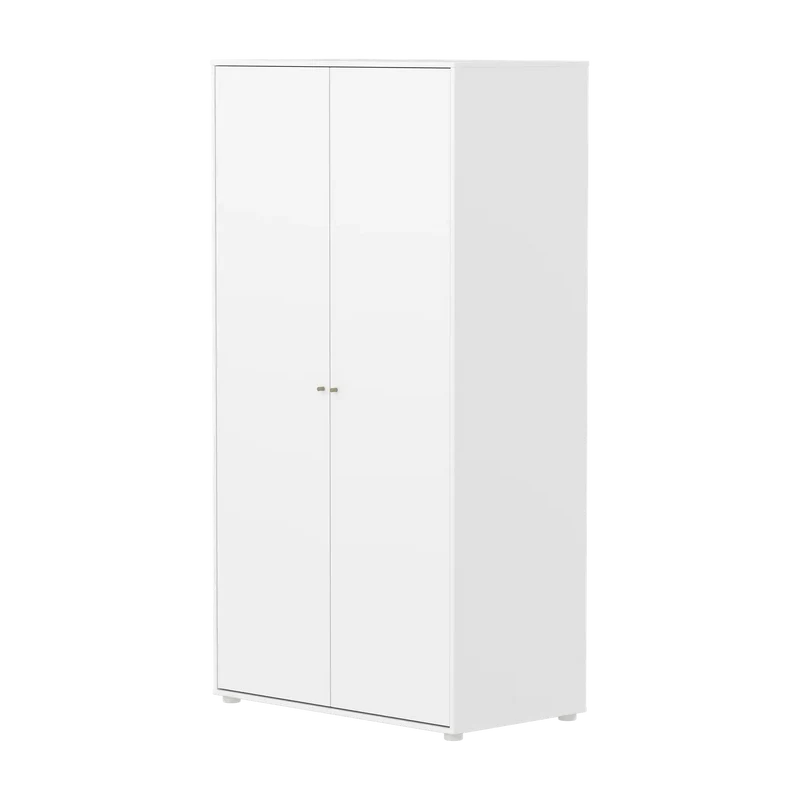 Flexa Saga Kleiderschrank, 2 Türen Weiss/Sand