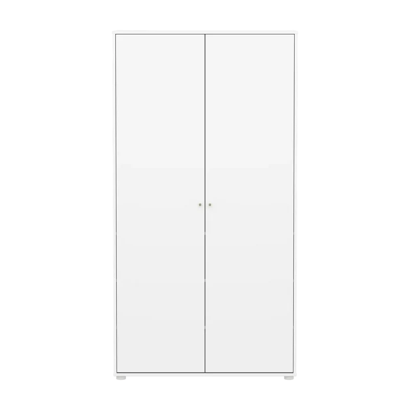 Flexa Saga Kleiderschrank, 2 Türen Weiss/Sand