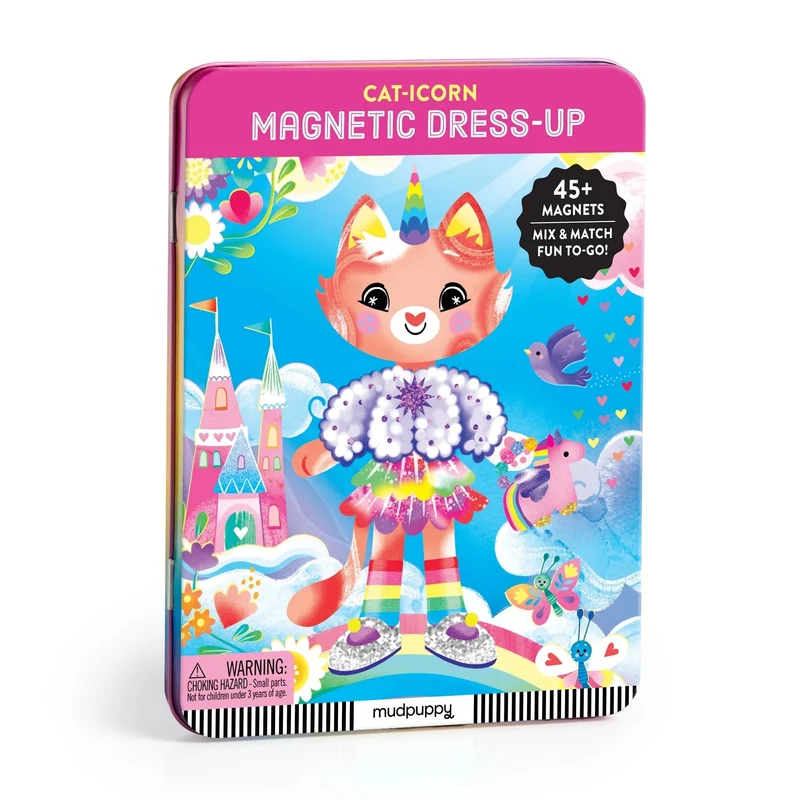 CAT-ICORN MAGNETIC DRESS UP SET (4 YEARS+)