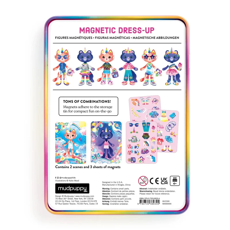 CAT-ICORN MAGNETIC DRESS UP SET (4 YEARS+)