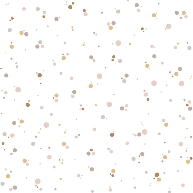 Dekornik Tapete Simple dots minimini cinnamon powder pink Streifen 50 x 280