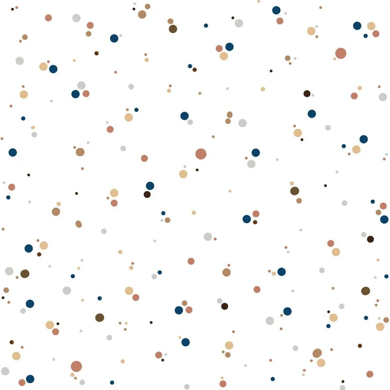 Dekornik Tapete Simple dots minimini cinnamon blue Streifen 50 x 280