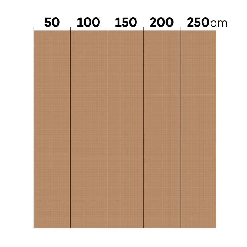 Dekornik Tapete Simple check pattern small cinnamon Streifen 50 x 280