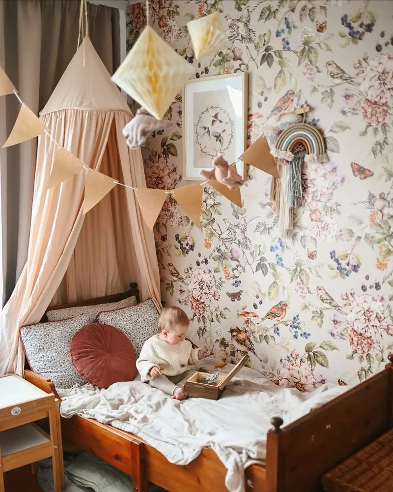 Dekornik Tapete Secret Paradise Neutral Streifen 100 x 280