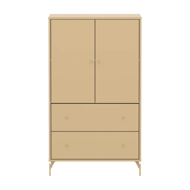 Flexa Saga Schrank, 2 Türen und 2 Schubladen Sand
